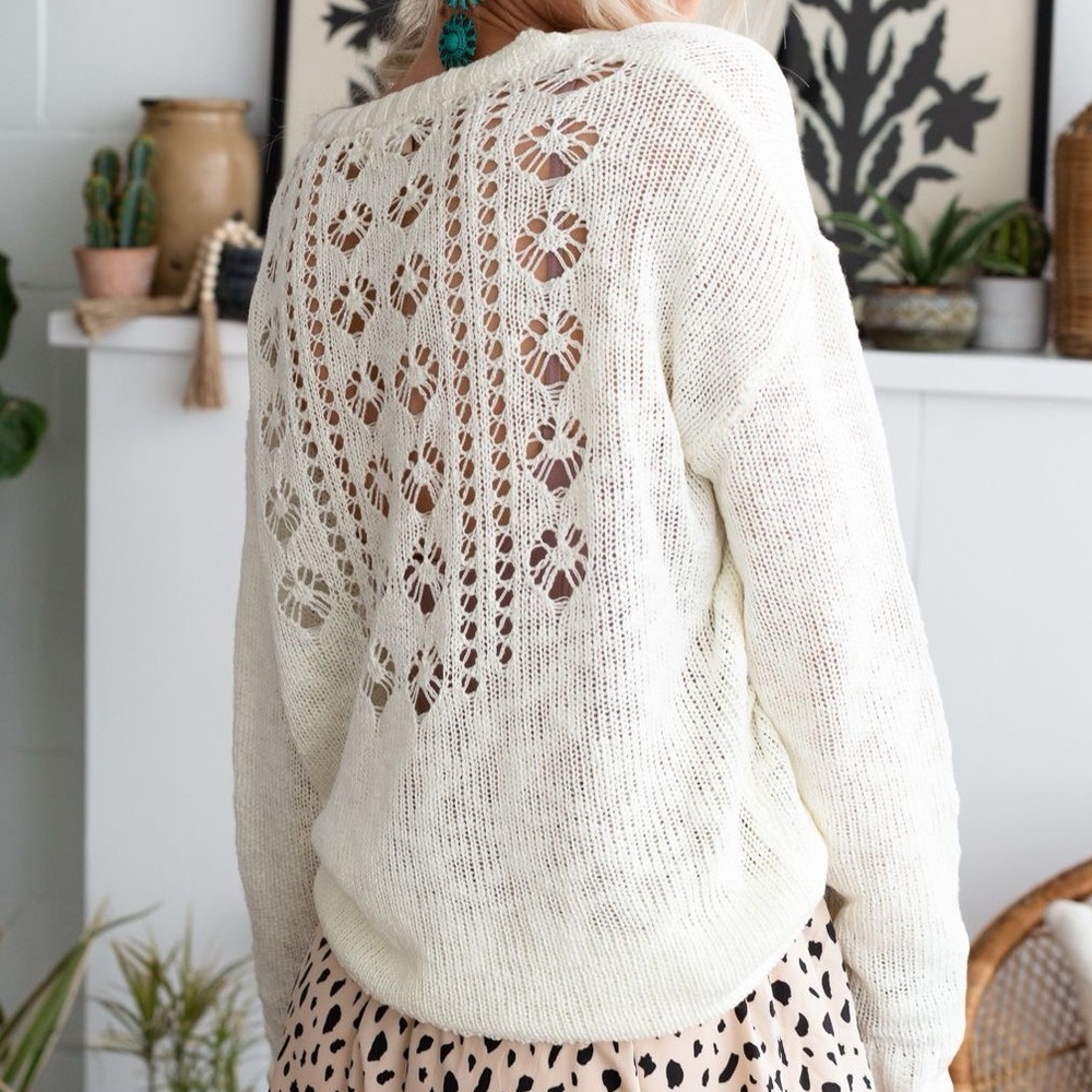 Off White Knit Sweater